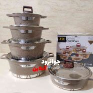 سرویس قابلمه گرانیت زیو طرح آمبر Zio-7140