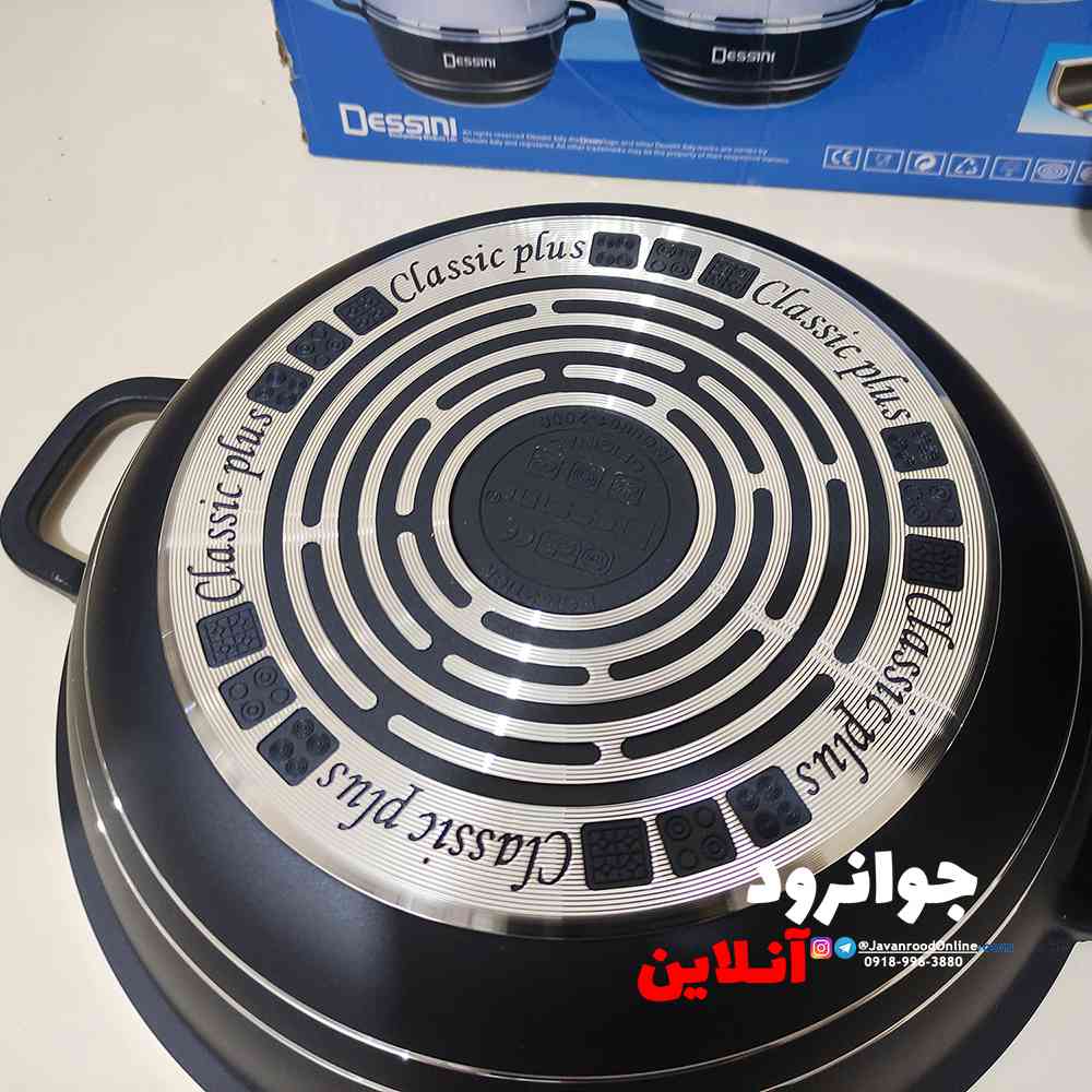 سرویس قابلمه چدن سرامیک دسینی 10 پارچه Dessini Origina