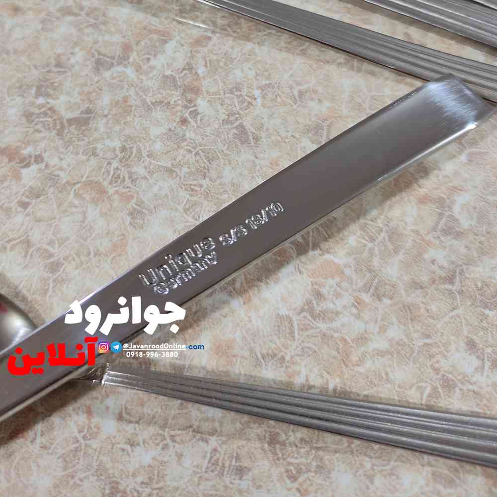 سرویس قاشق چنگال 24 نفره یونیک 120 پارچه طرح کبریتی اروپایی
