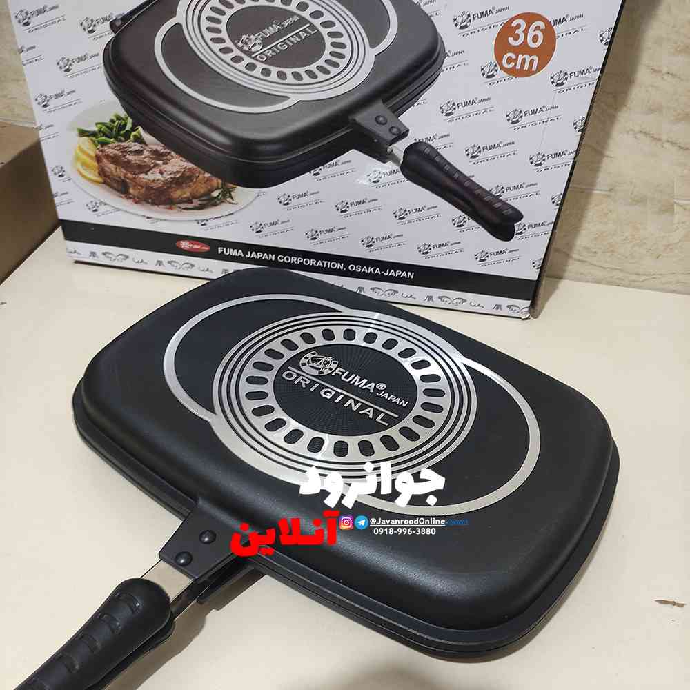 ماهی تابه رژیمی دو طرفه فوما سایز 36 سرامیک مدل FU-2060