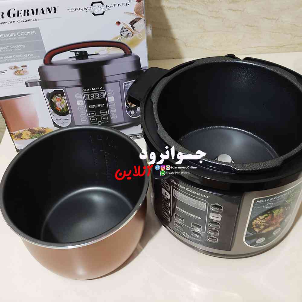 زودپز برقی سیلور جرمنی 6 لیتر مدل SG-0056