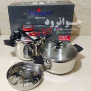 زودپز دوقلو آلمانی یونیک 6+4 لیتر مدل DSC-2023