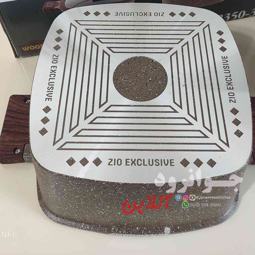 سرویس قابلمه مربعی زیو 10 پارچه جامبو مدل Zioz Z-7170