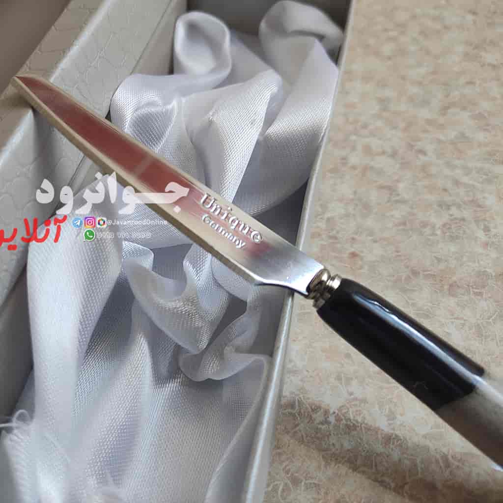 کارد چنگال یونیک طرح تخم شربتی بسته 12 عددی unique