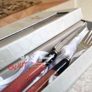 کارد چنگال یونیک طرح ریحان بسته 12 عددی unique