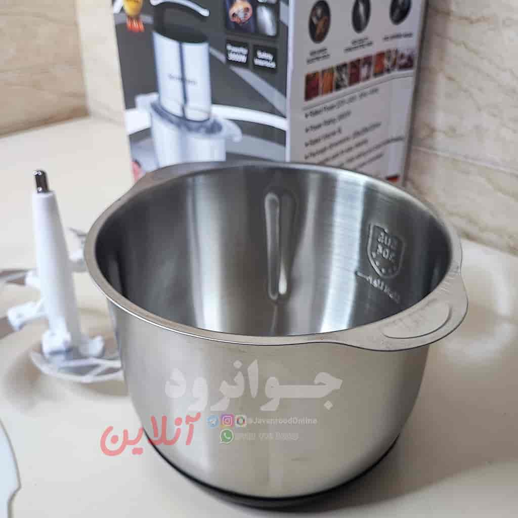 خردکن 6 لیتر 3800 وات سیلور کرست کاسه استیل SCS-600