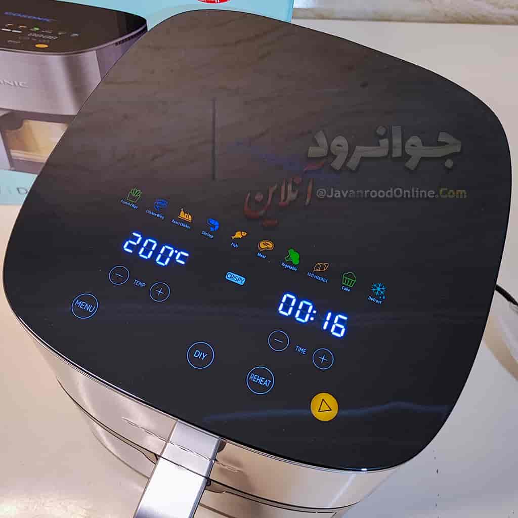 برنامه پخت سرخ کن گوسونیک gaf-757