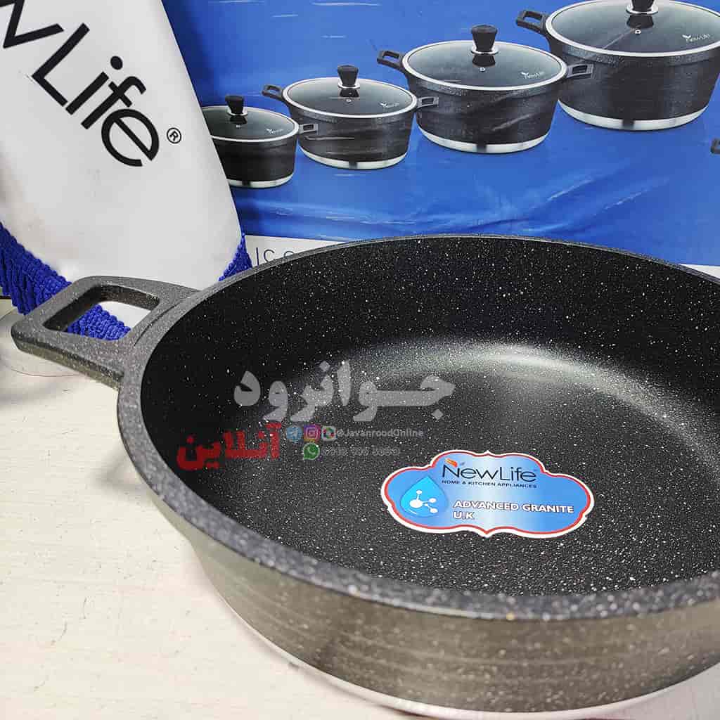 سرویس قابلمه گرانیتی نیولایف 14 پارچه طرح افرا AFRA 6314 Newlife