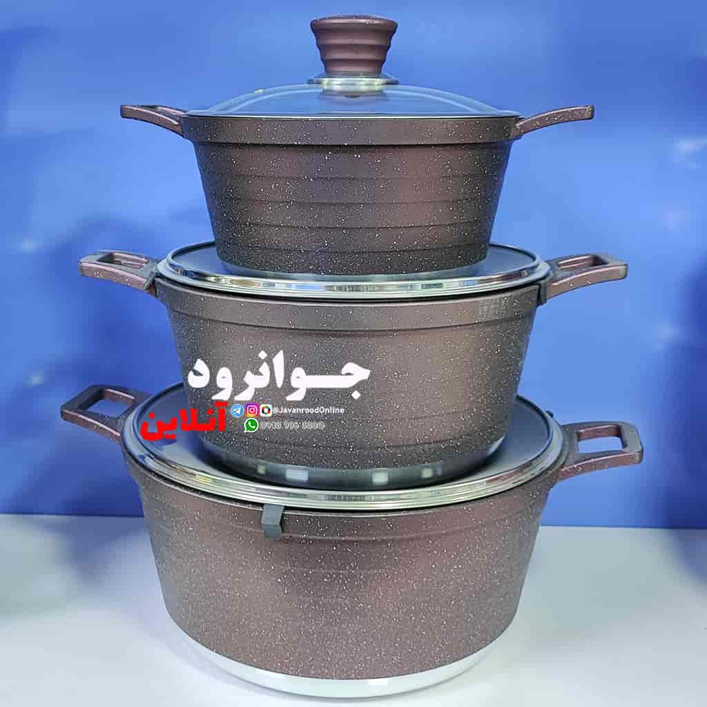 سرویس قابلمه 7 پارچه نیولایف طرح افرا AFRA 6307
