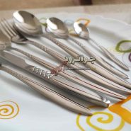 قاشق چنگال یونیک طرح پارما 120 پارچه 24 نفره اروپایی