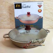 28228تابه زیو سایز 40 گرانیت سنگی مدل Z-8102-40