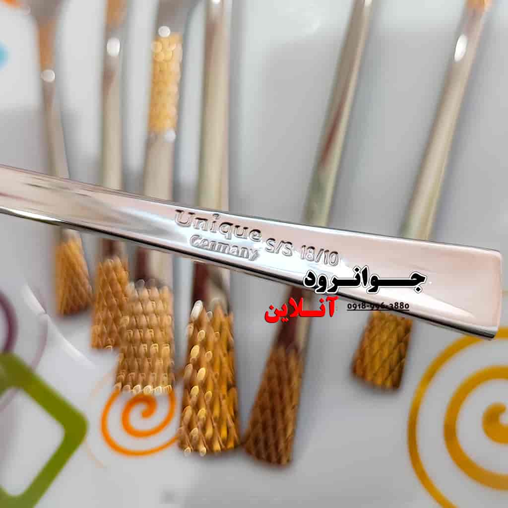 قاشق چنگال یونیک طرح مدونا 120 پارچه اروپایی 24 نفره فوق لاکچری