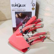سرویس چاقو آشپزخانه یورولوکس 8 پارچه EU-ks8235LSR