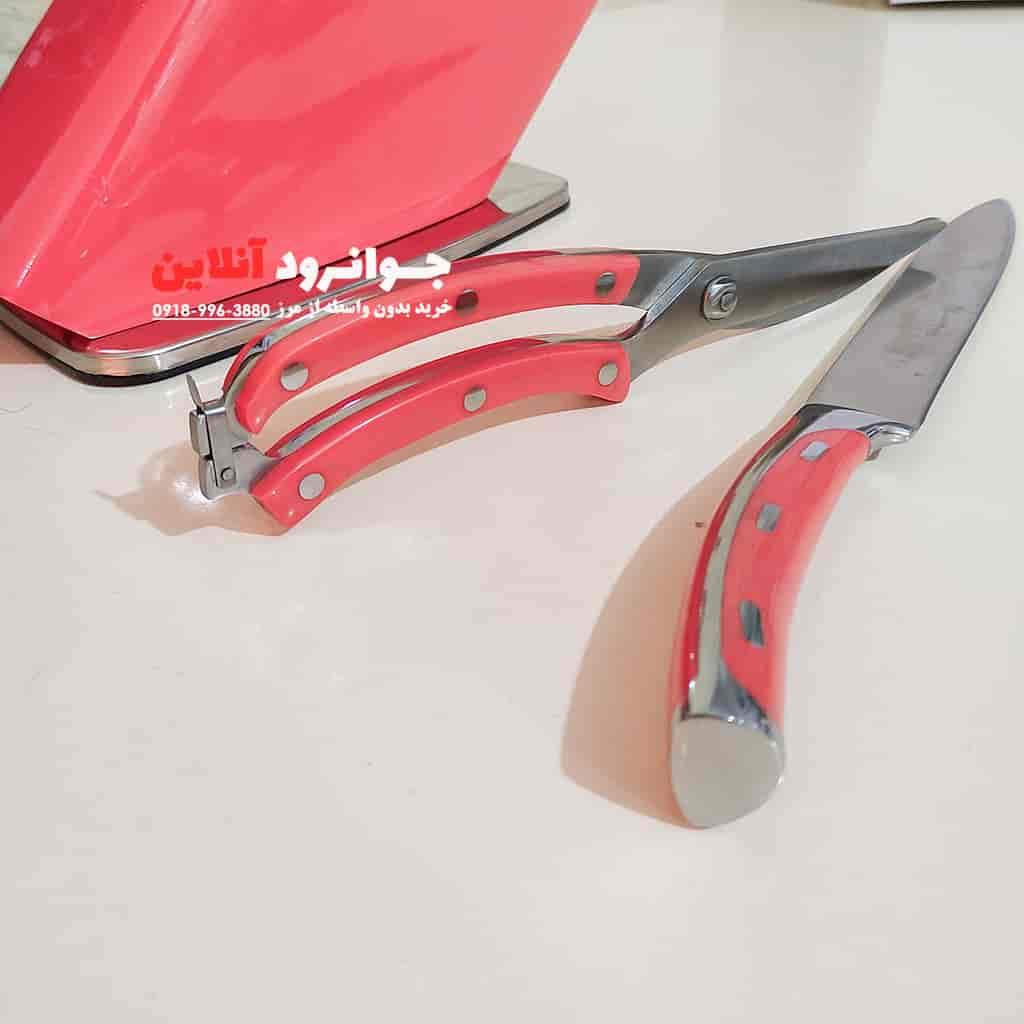 سرویس چاقو آشپزخانه یورولوکس 8 پارچه EU-ks8235LSR