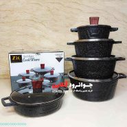 سرویس قابلمه زیو طرح یونیک 10 پارچه Unique Z-7135