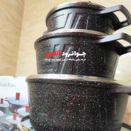 سرویس قابلمه زیو طرح یونیک 10 پارچه Unique Z-7135