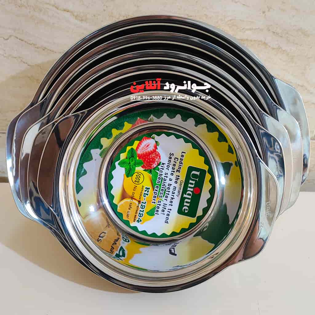 سرویس لگن یونیک دسته دار 5 عددی گرد UN-L5