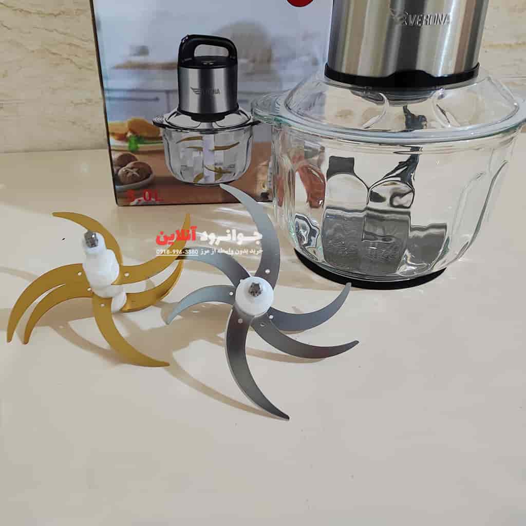 خردکن 5 لیتر ورونا تیغه تیتانیوم 1200 وات VEMC1388 Verona