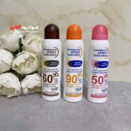 اسپری ضد آفتاب برند وکالی wokali با spf 50 60 90