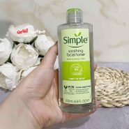 تونر صورت سیمپل simple مدل kind to skin حجم 200 میلی لیتر