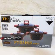 قابلمه زیو 6 پارچه سری پیرامید Pyramid Zio ZCS-8456S22