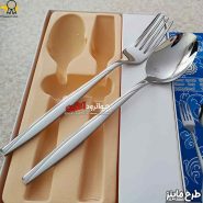 قاشق چنگال استیل یونیک طرح ماینز جعبه 12 عددی 5 میل G-3