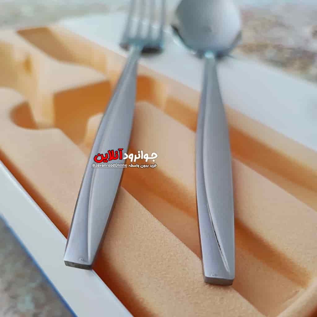 قاشق چنگال استیل یونیک طرح ماینز جعبه 12 عددی 5 میل G-3