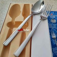 قاشق چنگال استیل یونیک طرح شیکاگو جعبه 12 عددی 5 میل اصل G-1