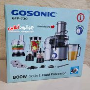 آبمیوه گیر غذاساز گوسونیک 10 کاره Gosonic GFP-730