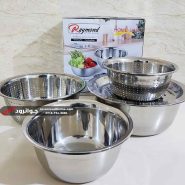 آبکش لگن رنده دار رایموند 5 پارچه اصل Raymond 5pcs