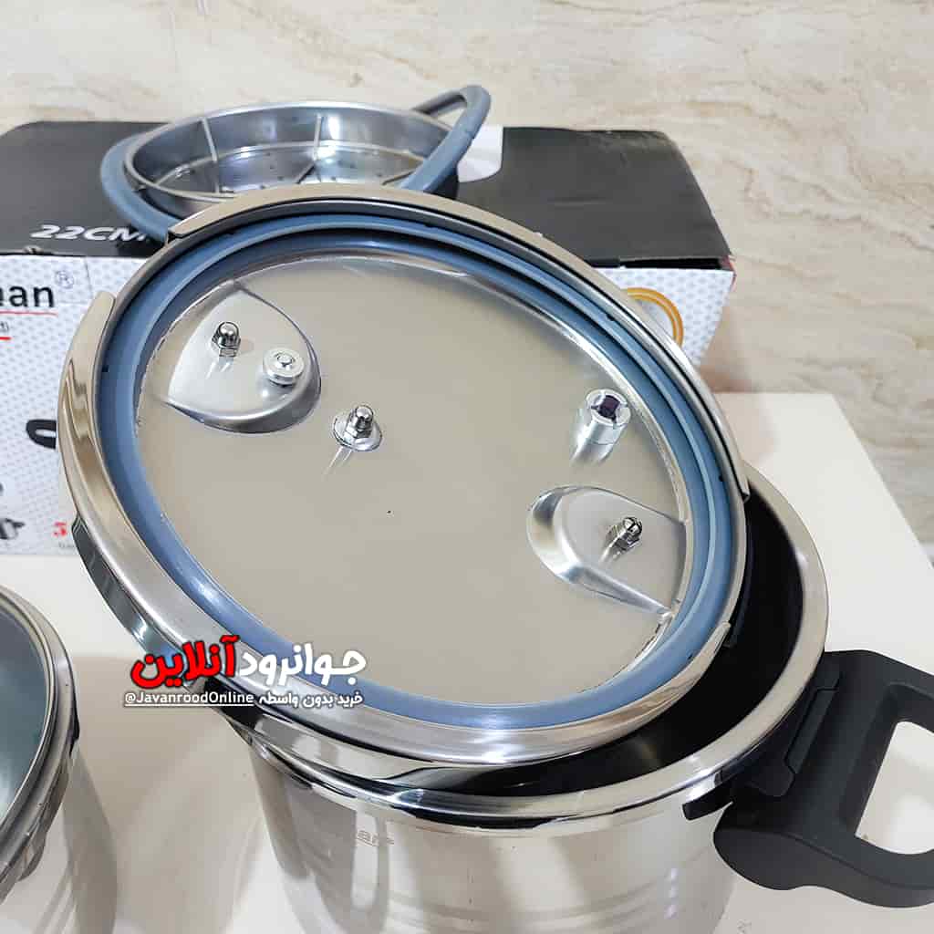 زودپز روگازی دوقلو ماکسیمان 5+7 لیتر Maximan max53357