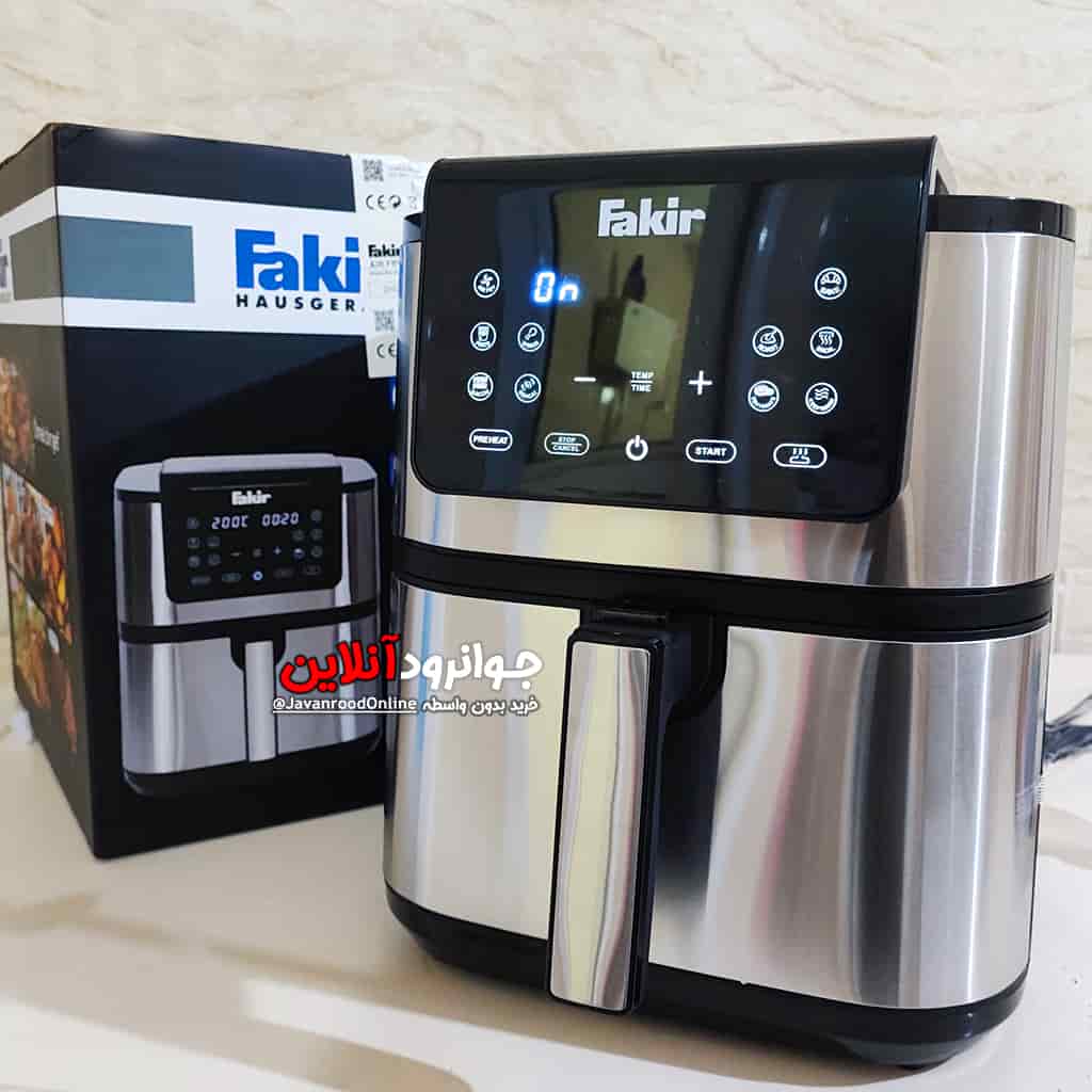 سرخ کن فکر 8 لیتر 2200 وات دو المنت مدل Fakir Orner bir Sef