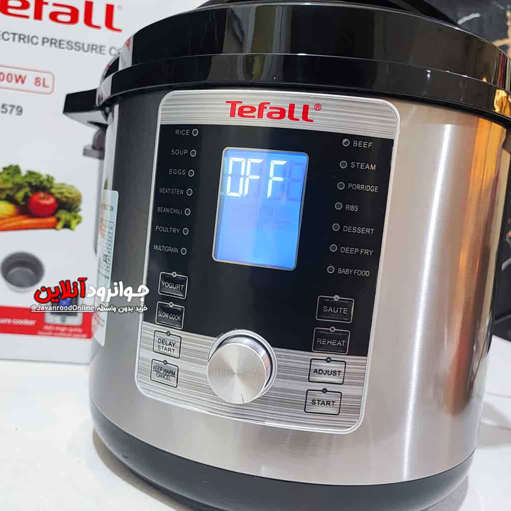 زودپز برقی تفال 8 لیتر 1300 وات Tefall JA1579