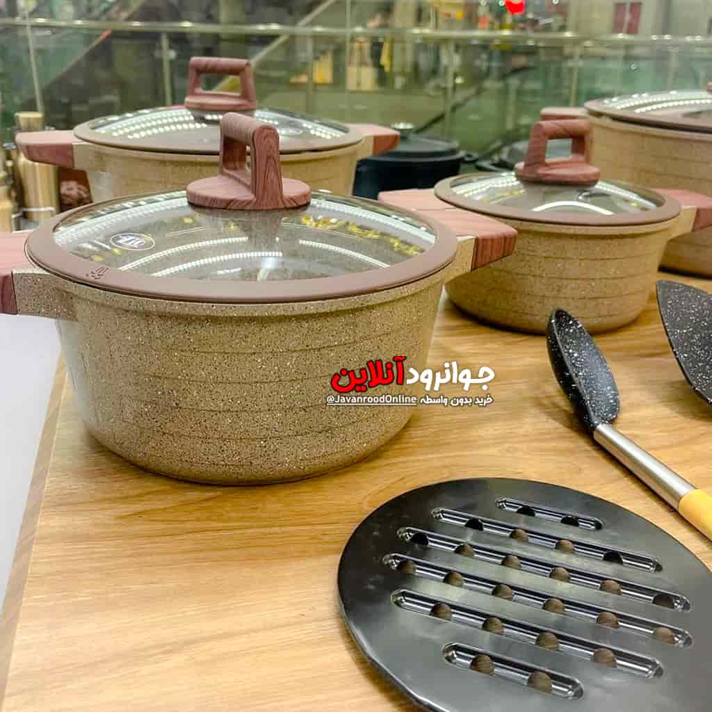 سرویس قابلمه آجری زیو مدل پیرامید PYRAMID ZIO ZCS-8540