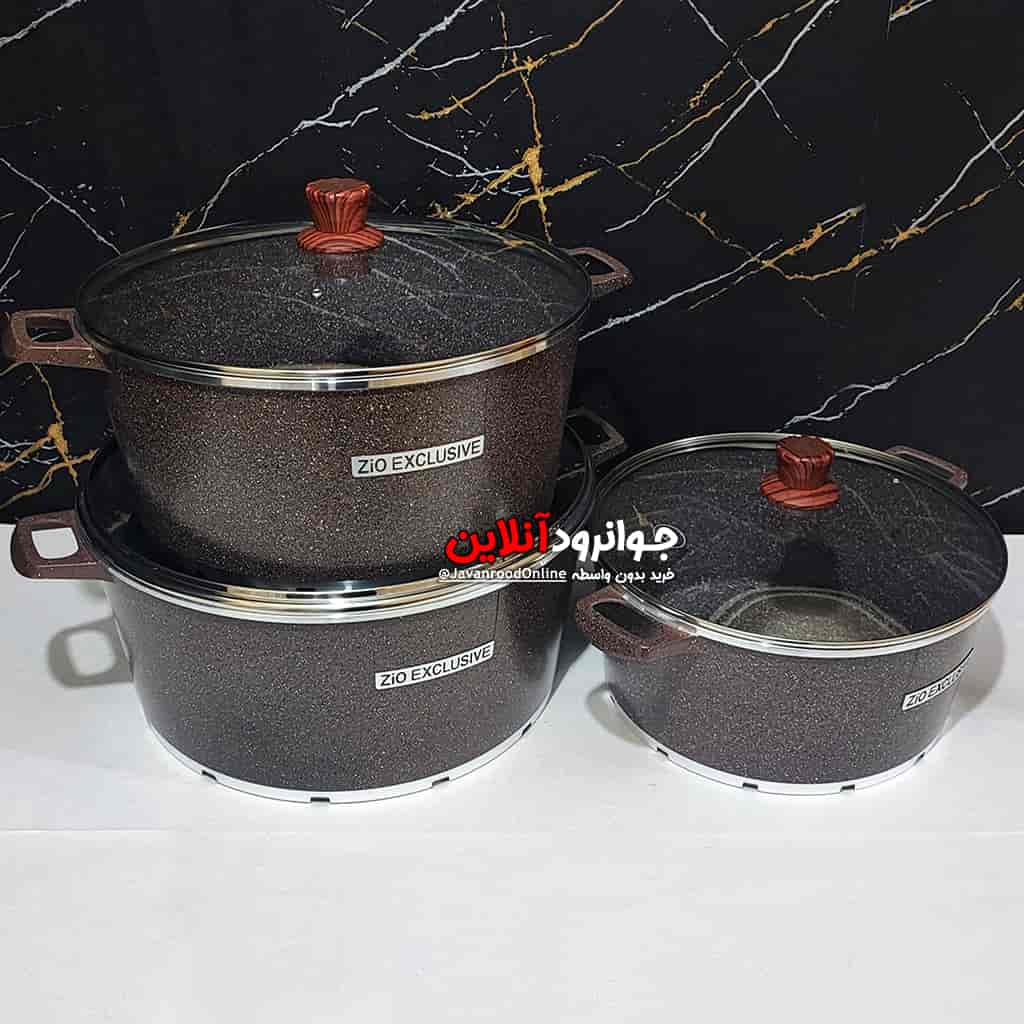 سرویس قابلمه زیو سایز 40 نوا 6 پارچه مدل ZCS-8400 S40