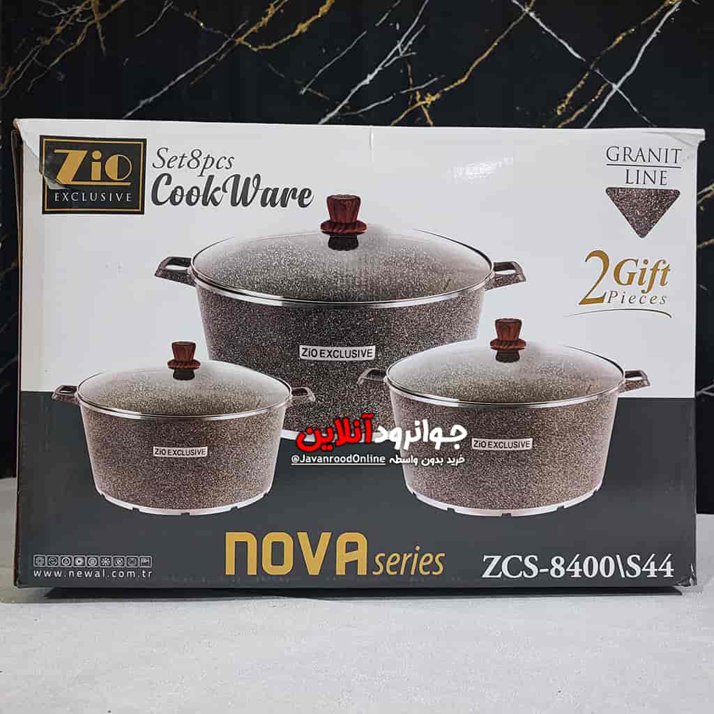 سرویس قابلمه زیو سایز 44 نوا 6 پارچه ZIO ZCS-8400 S44