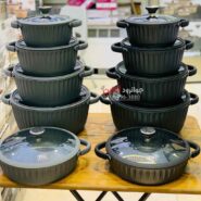 سرویس قابلمه زیو طرح کرون ZCS-8590 Crown Zio