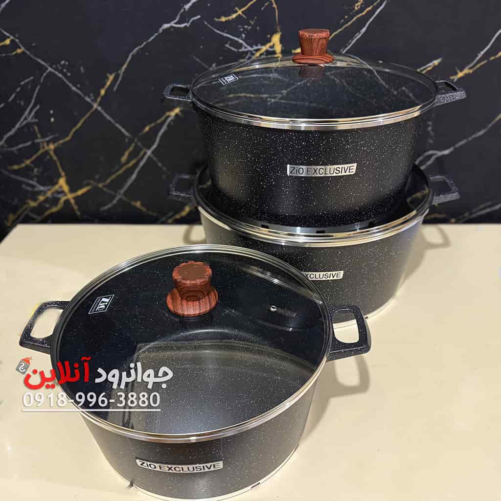 سرویس قابلمه زیو نوا سایز 40 شش پارچه ZCS-8400 S40