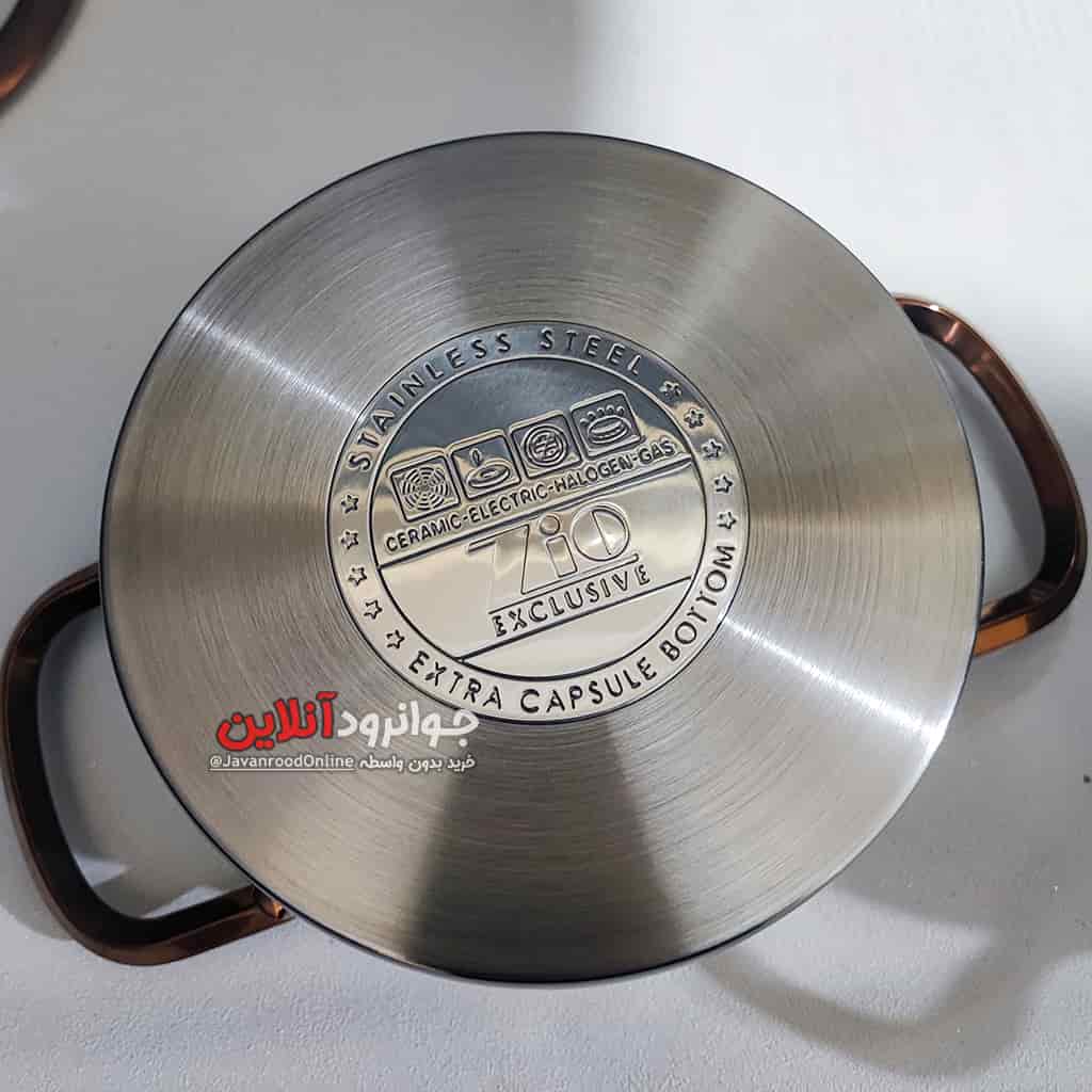 سرویس قابلمه زیو استیل 10 پارچه طرح بابیلون Zio ZCS-1330 Babylon