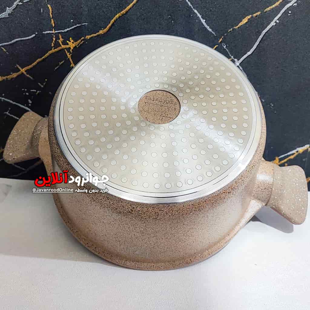 سرویس قابلمه زیو طرح صحرا 10 پارچه گرانیت ZCS-8570 Zio Sahra