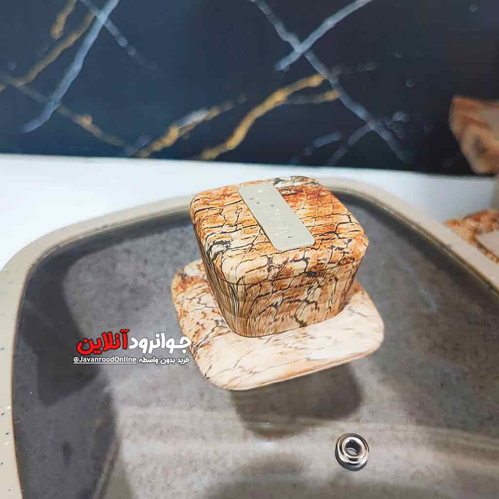 سرویس قابلمه مربعی لکسیکال طرح آجری 10 پارچه گرانیت Lexical DCC-59710-3 کرمی