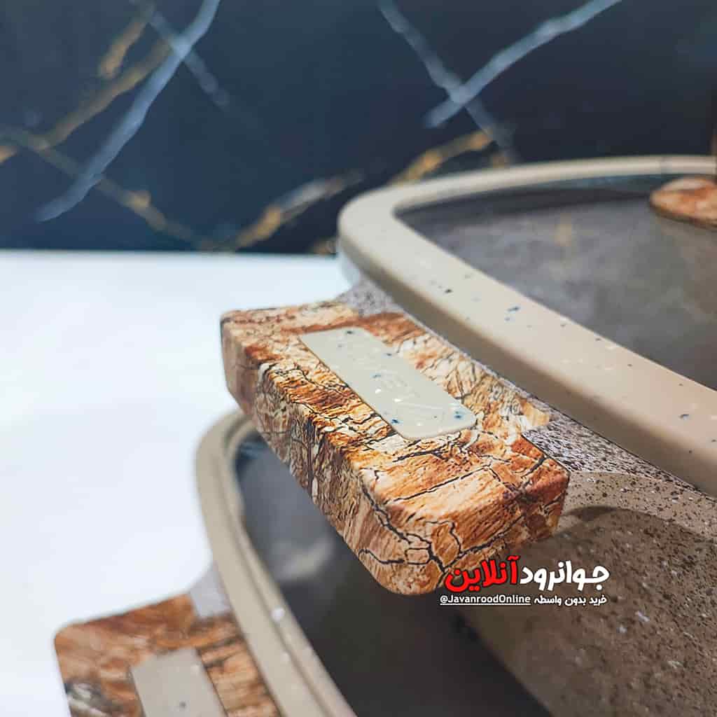 سرویس قابلمه مربعی لکسیکال طرح آجری 10 پارچه گرانیت Lexical DCC-59710-3 کرمی