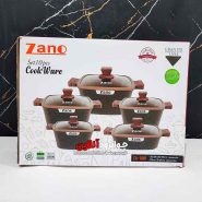 سرویس قابلمه زانو مربع 10 پارچه Zano ZA-1081
