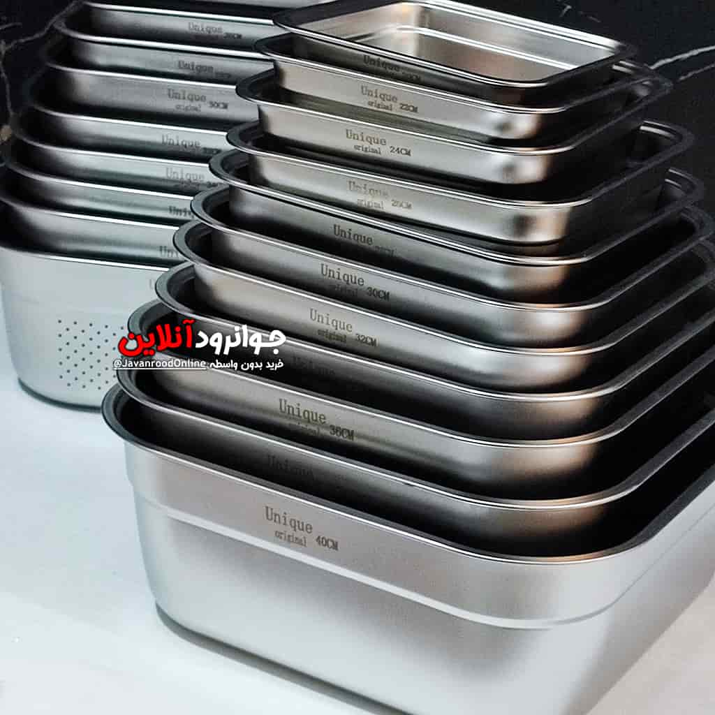 سرویس لگن یونیک مربعی 11 پارچه اصلی UN-G11
