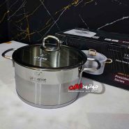 قابلمه استیل لایف اسمایل سایز 24 مدل Life Smile Lifep-12-24Silver