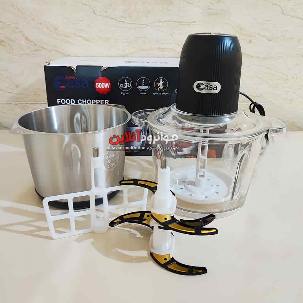 خردکن دو کاسه سوپر کاسا 3 لیتر Casa-8502
