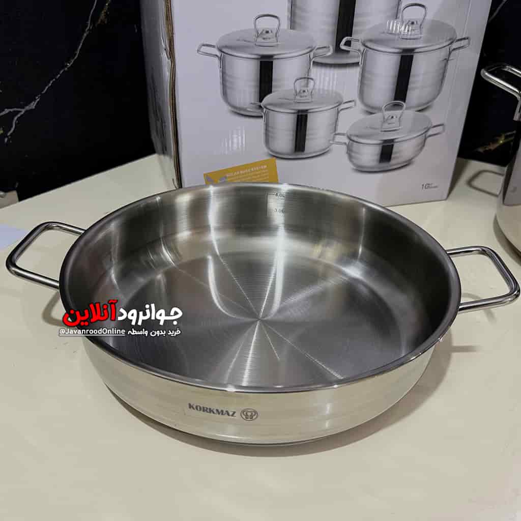 سرویس قابلمه استیل کرکماز A-1902 Pro Astra Korkmaz