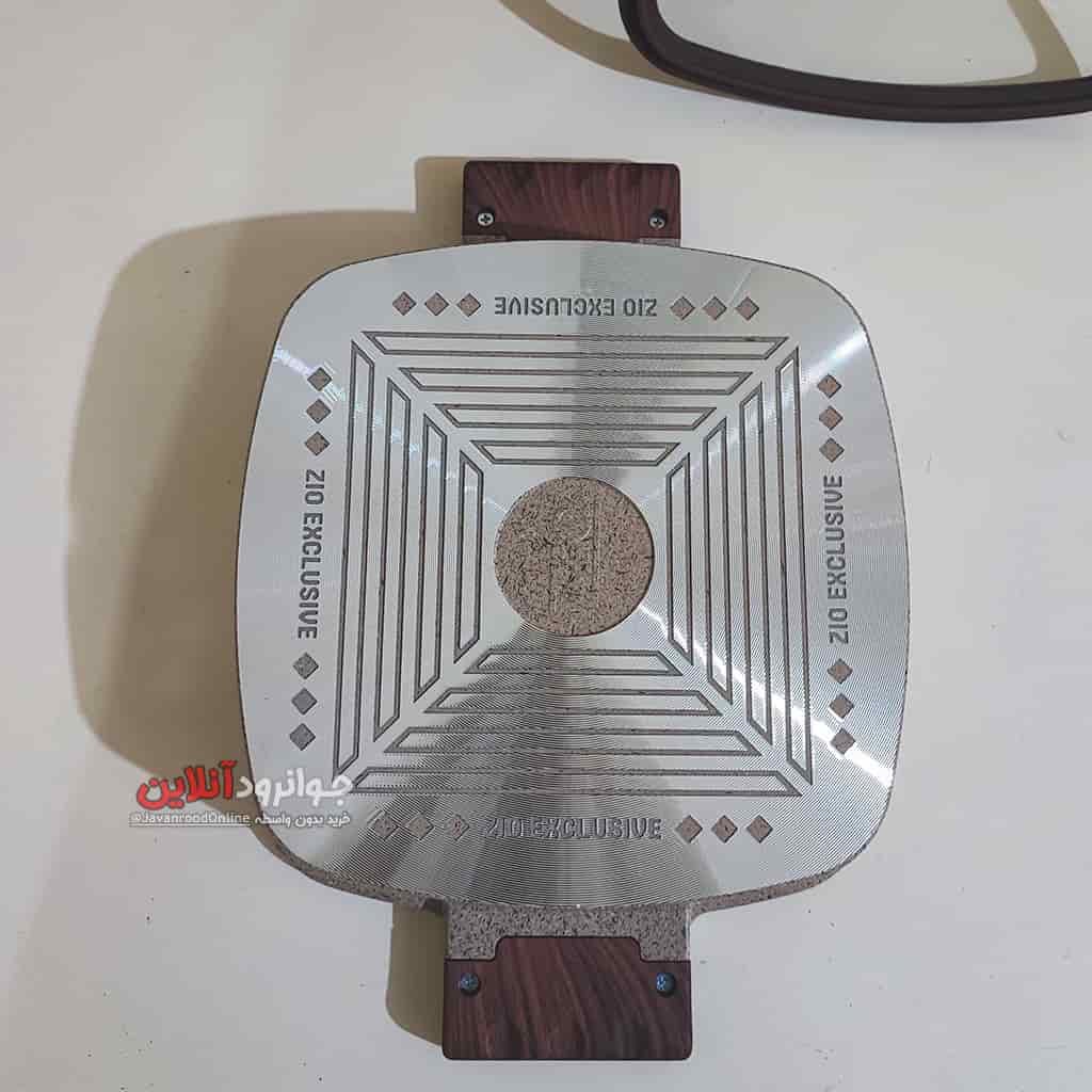 تابه زیو مربعی سایز 26 طرح جامبو دو دسته ZLC-8352 T26 ZIO