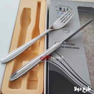 کارد و چنگال یونیک طرح دوتا استیل 12 پارچه 6 نفره Uni-2