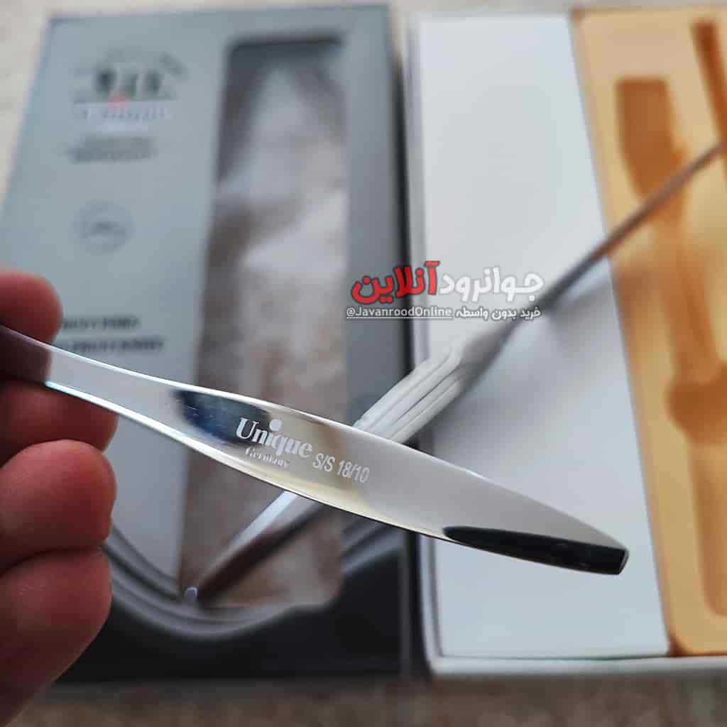 کارد و چنگال یونیک طرح کرال استیل 12 پارچه 6 نفره Uni-1